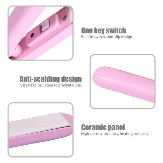 Mini Plancha de Cabello Portátil