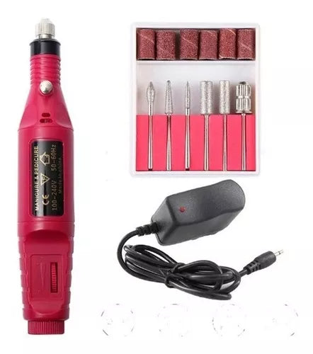 Kit Pulidor de Uñas Eléctrico para Acrílico