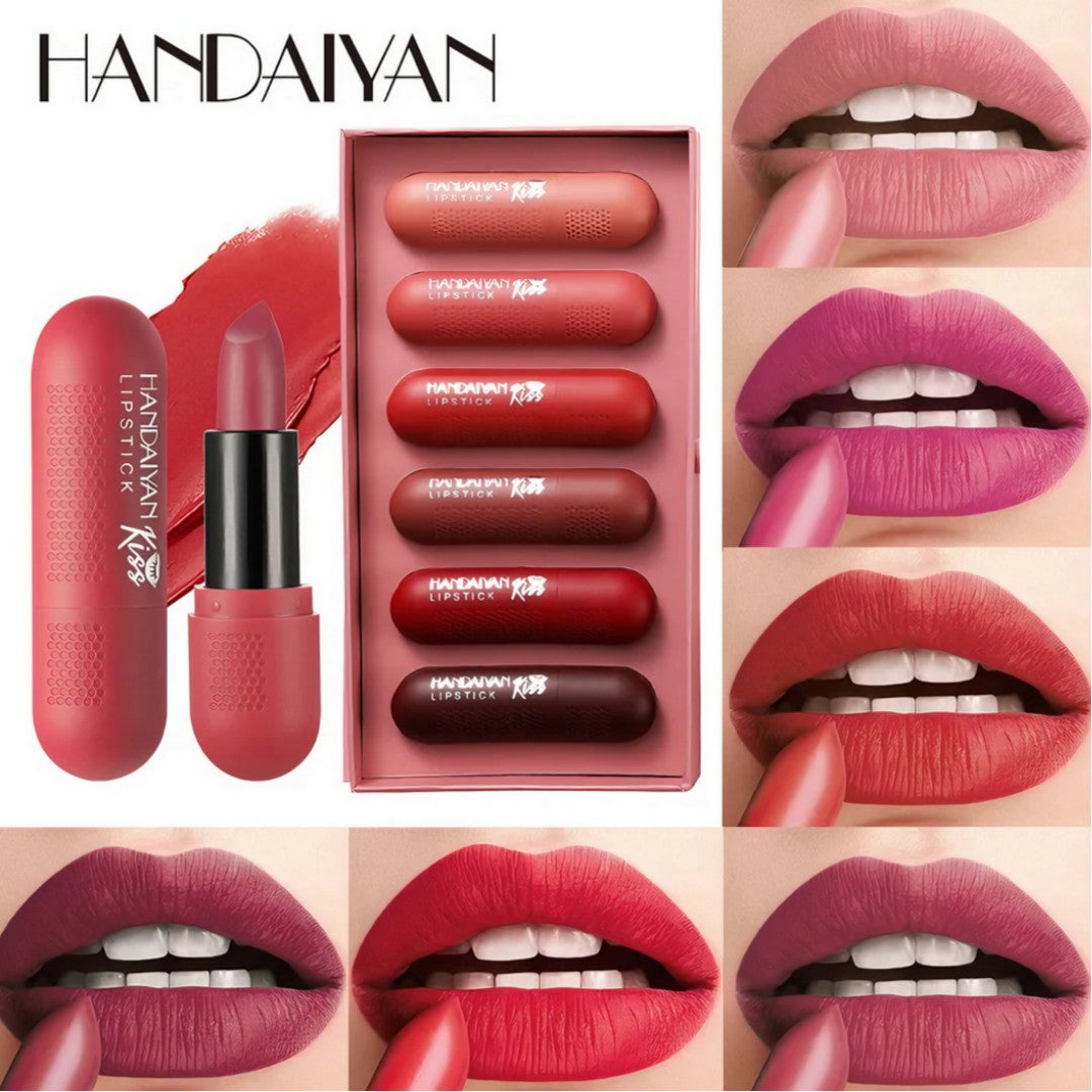 Set Labial Mate Larga Duración x6
