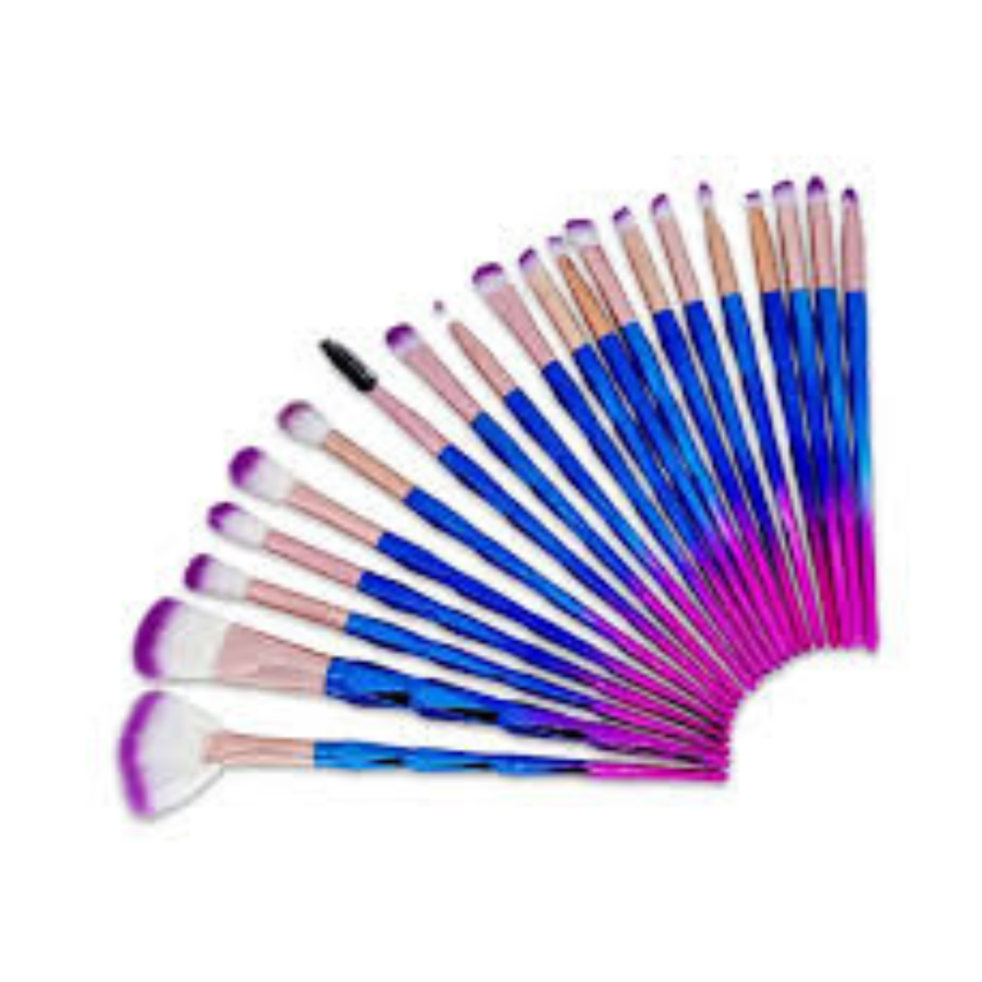 Set de 20 Brochas Profesionales de Maquillaje