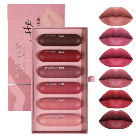 Set Labial Mate Larga Duración x6